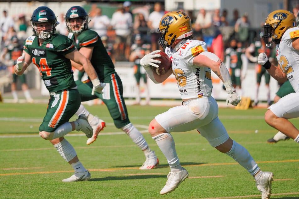 Zwei Interceptions, ein Pick Six: Lucas Masero (26, mit Ball) lieferte in der Defense ab.
