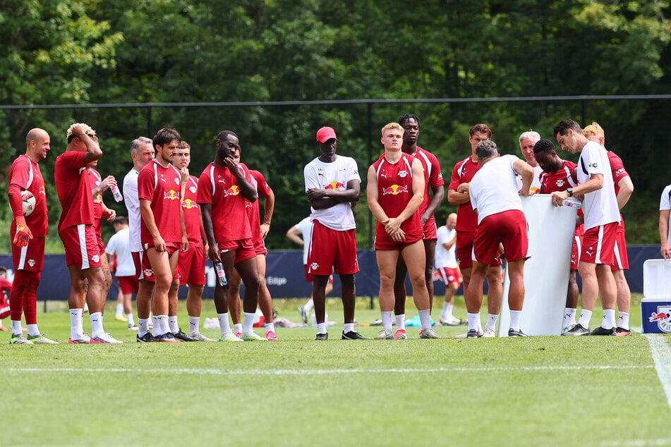 Am Freitagvormittag trifft sich die Mannschaft noch ein letztes Mal zum Training in Saalfelden.