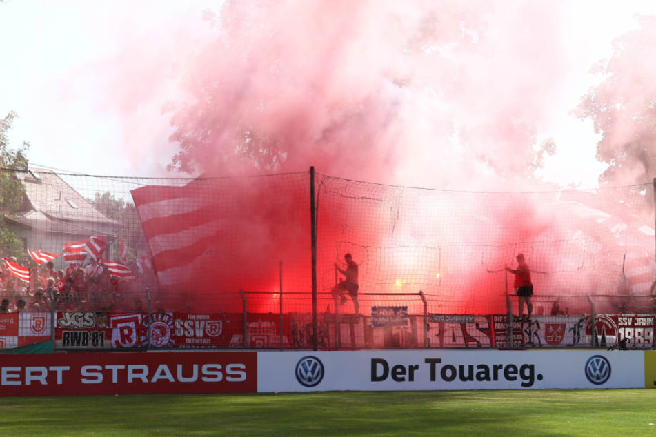 5000 Zuschauer waren im ausverkauften Alfred-Kunze-Sportpark dabei.