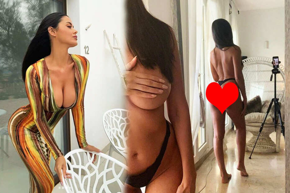 Eva Padlock setzt sich regelmäßig sexy bei Instagram in Szene.