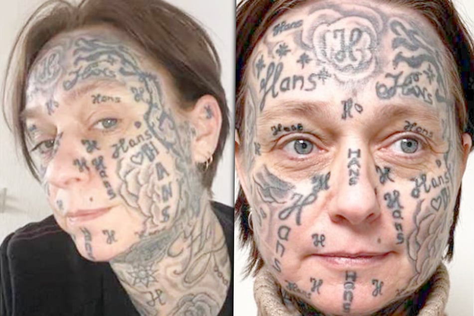 Gewaltopfer "Joke" wurde von ihrem Ex-Partner Hunderte Male tätowiert. Der Mann stach seinen Namen, seine Initialen und Wörter wie "Eigentum" auf ihre Haut.