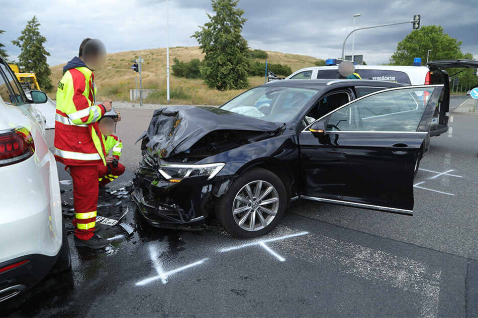 Polizei und Sanitäter waren vor Ort.