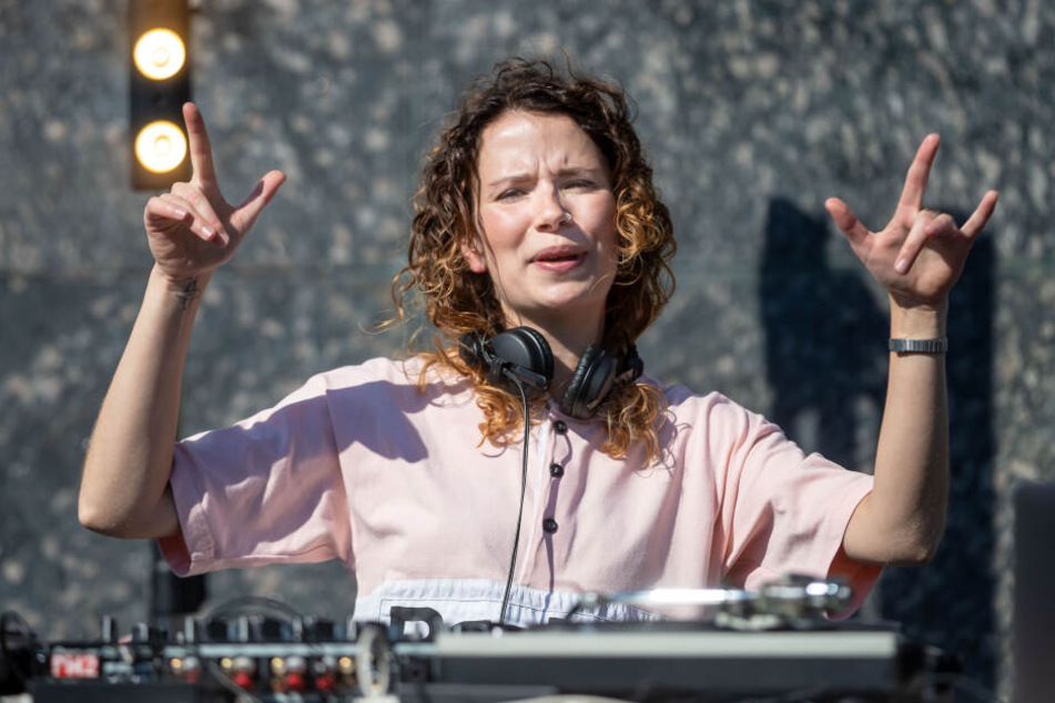 Die Leipziger DJane Jenny Sharp war die erste beim 2019er "Am Kopp"-Auftakt.
