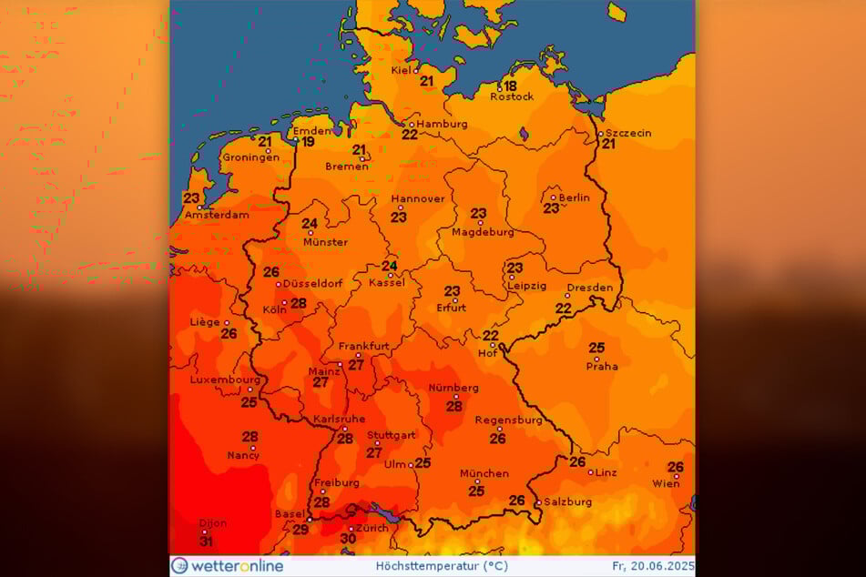 Der Sommer ist in ganz Deutschland angekommen.