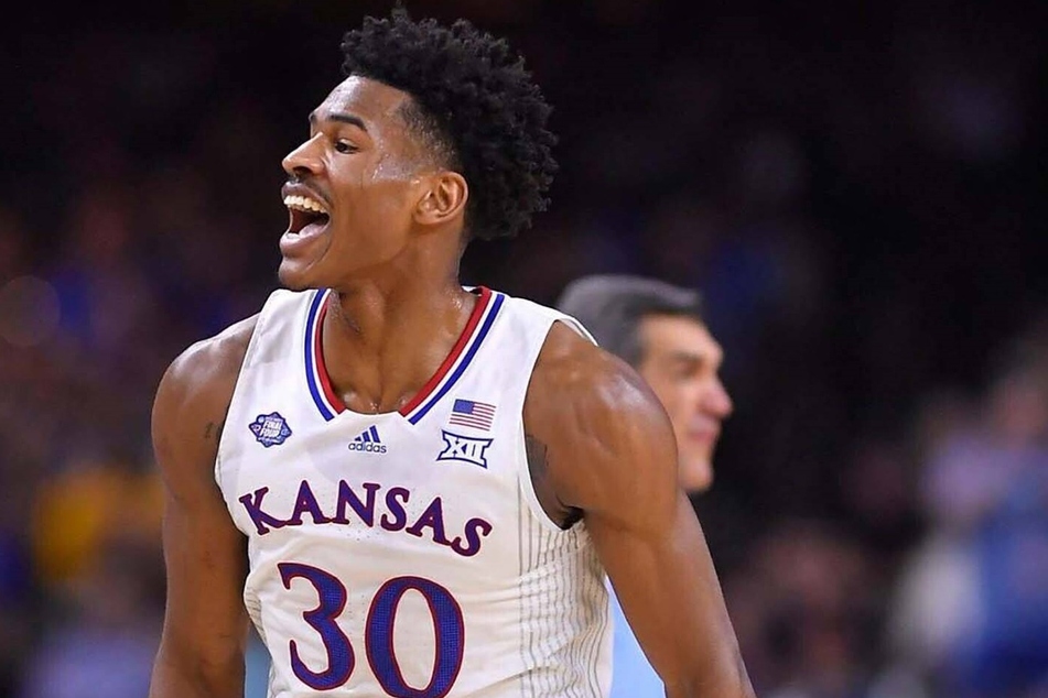 Kansas guard Ochai Agbaji added 21 points in his team's Final Four win over Villanova.