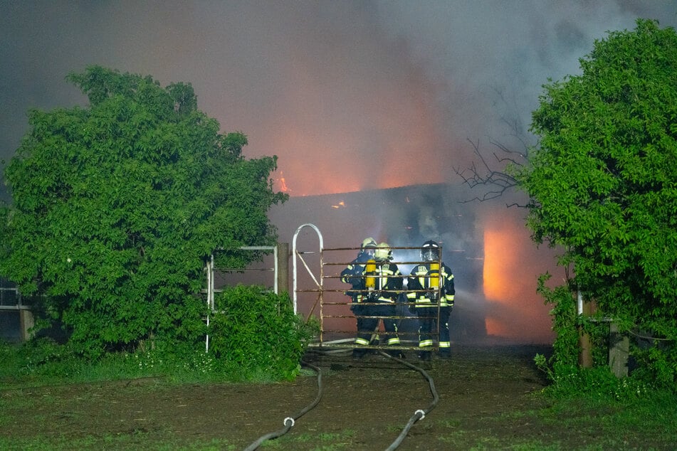 Im Einsatz waren die Freiwilligen Feuerwehren aus Berlstedt, Buttelstedt, Neumark und Ramsla.