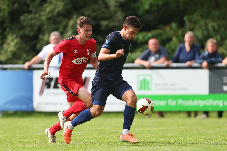 Beim Blitzturnier am Samstag in Hartmannsdorf traf Florian Hansch (30) auch auf seinen Ex-Verein, den CFC.