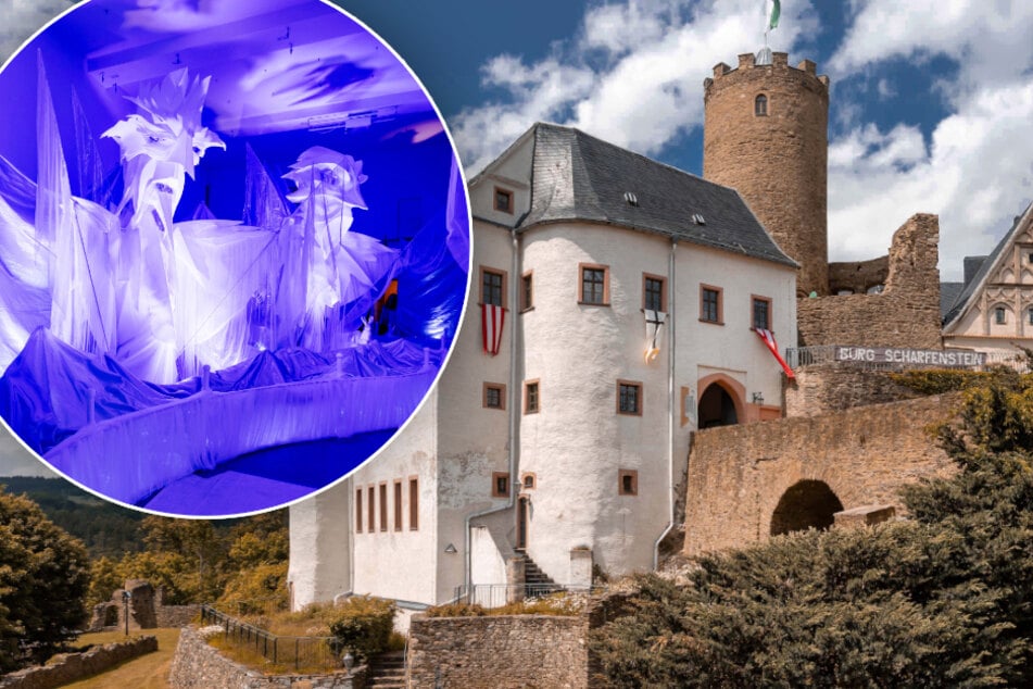 Burg Scharfenstein wird zum Winter-Wunderland