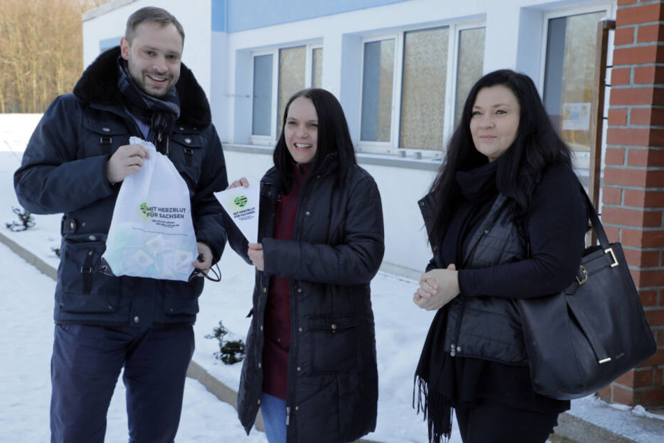 Alexander Dierks, Silke Markert und Ines Saborowski.