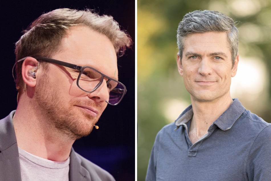 Unter anderem sind auch Comedian Ralf Schmitz (49, l.) und Journalist Ingo Zamperoni (50) zu Gast.