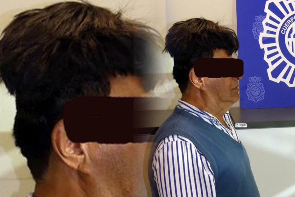 Der Mann hatte ein verdächtiges Toupet auf dem Kopf.