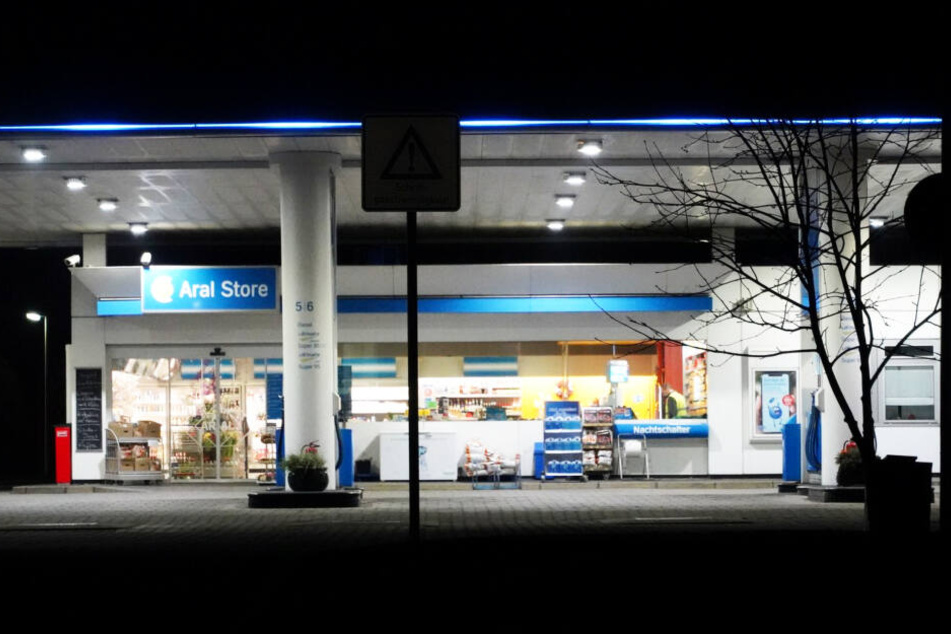 Diese ARAL-Tankstelle in Bautzen sollte angeblich überfallen worden sein.