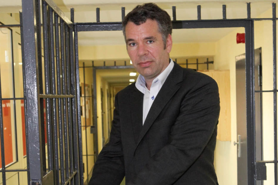 Thomas Galli (43) während seiner Zeit als Knastchef in Zeithain.