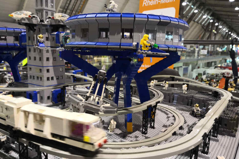 LEGO-Freunde können sich auf der Spielemesse richtig austoben.