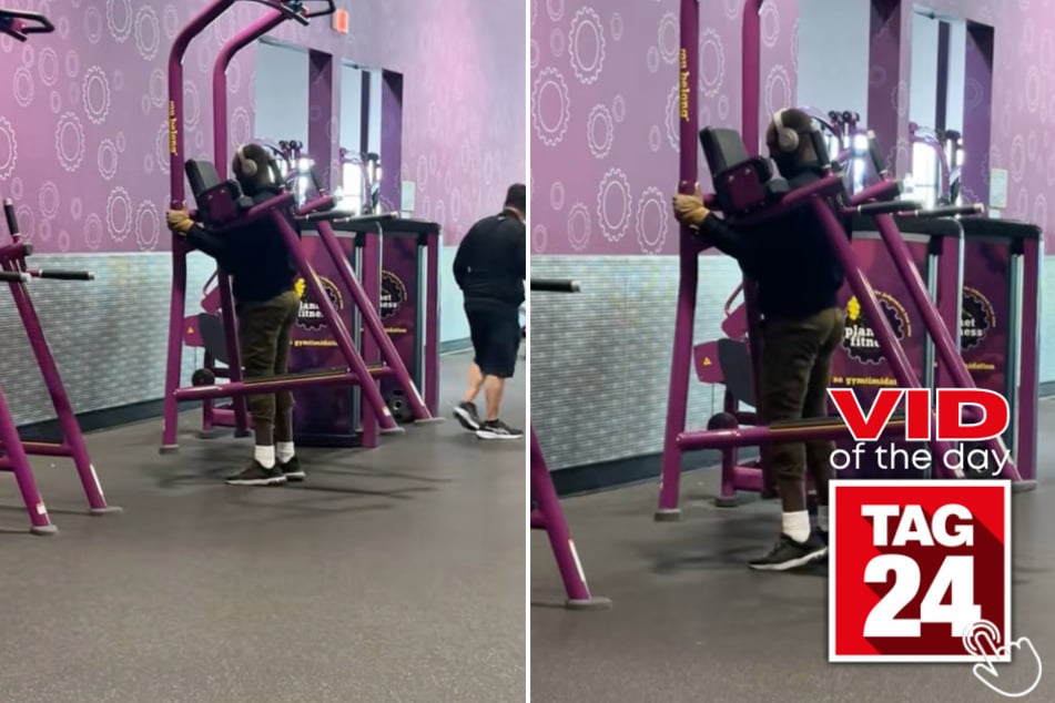 This man was caught lifting an entire machine at Planet Fitness - and viewers are stunned.