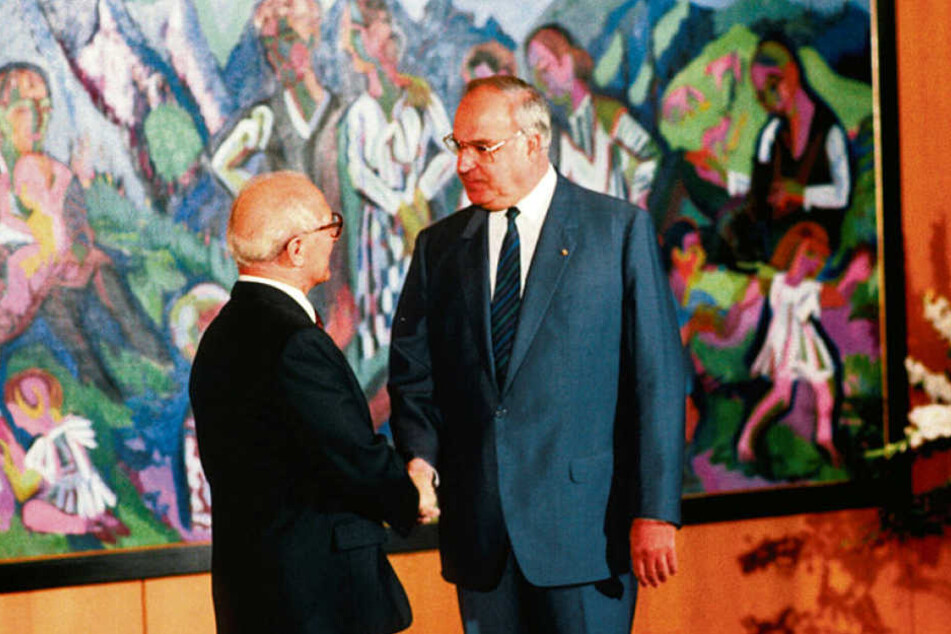 Der erste und einzige Staatsbesuch von Erich Honecker 1987 bei Bundeskanzler Helmut Kohl. Danach schlossen viele Kommunen in Ost und West Städtepartnerschaften.