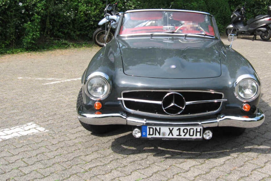 Der wertvolle Mercedes-Oldtimer wurde zwischen Dienstagabend und Mittwochmittag aus dem Garagenhof gestohlen.