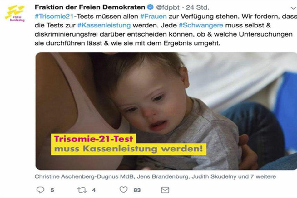 Der Tweet der Freien Demokraten sorgte für einen Shitstorm.