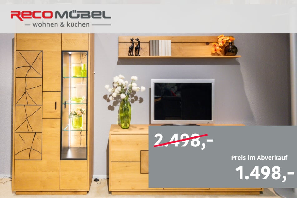 Die Wohnkombi "Urban Oak"
für 1.498 statt 2.498 Euro.