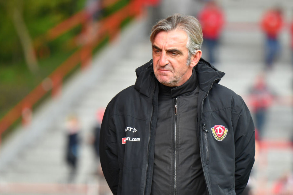 Ralf Minge mit ernstem Blick: Der Sportchef von Dynamo gesteht Fehler in der Kaderplanung ein.