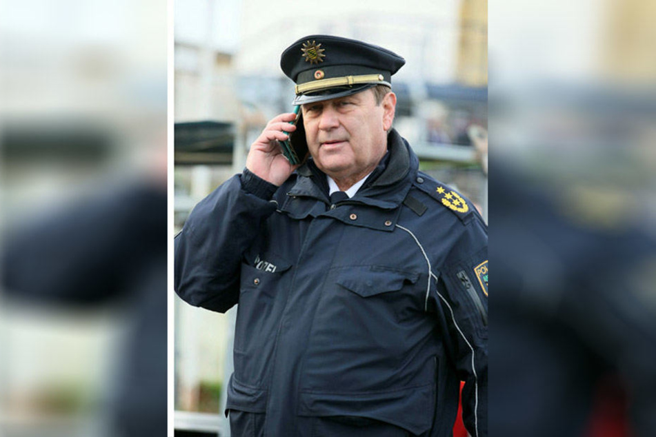 Sein Sicherheitskonzept ging auf: Leipzigs Polizeipräsident Bernd Merbitz (61).