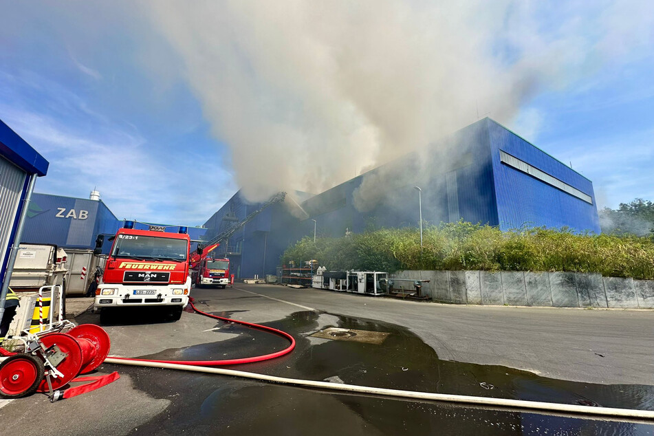 Die Halle ist einsturzgefährdet.