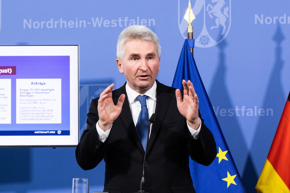 Andreas Pinkwart (FDP) verkündete am Dienstag, dass junge Unternehmensgründer sich in NRW nicht von der Corona-Pandemie abschrecken ließen.