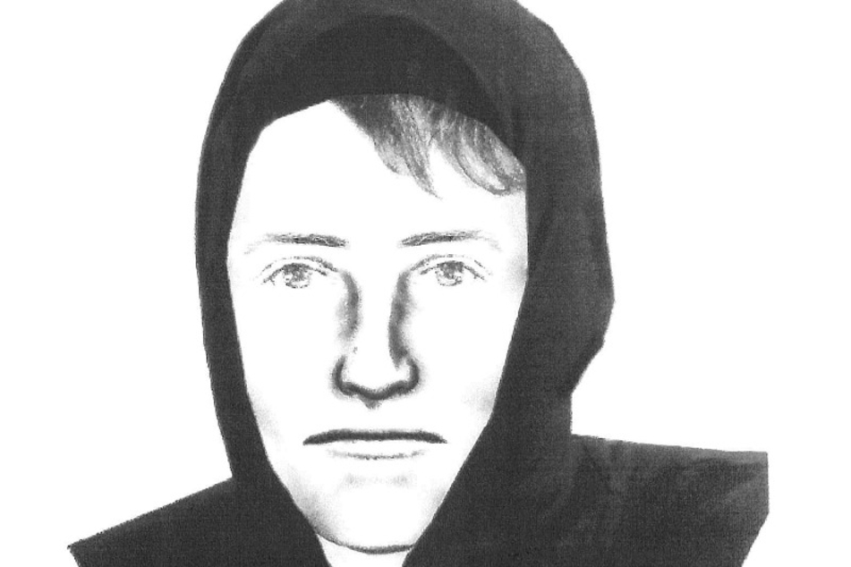 Mit diesem Phantombild wird nach dem Tatverdächtigen gefahndet.