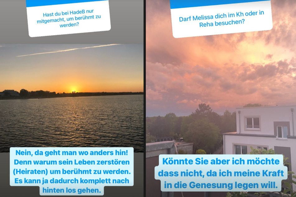 Bei Instagram beantwortete Philipp die Fragen seiner Fans.