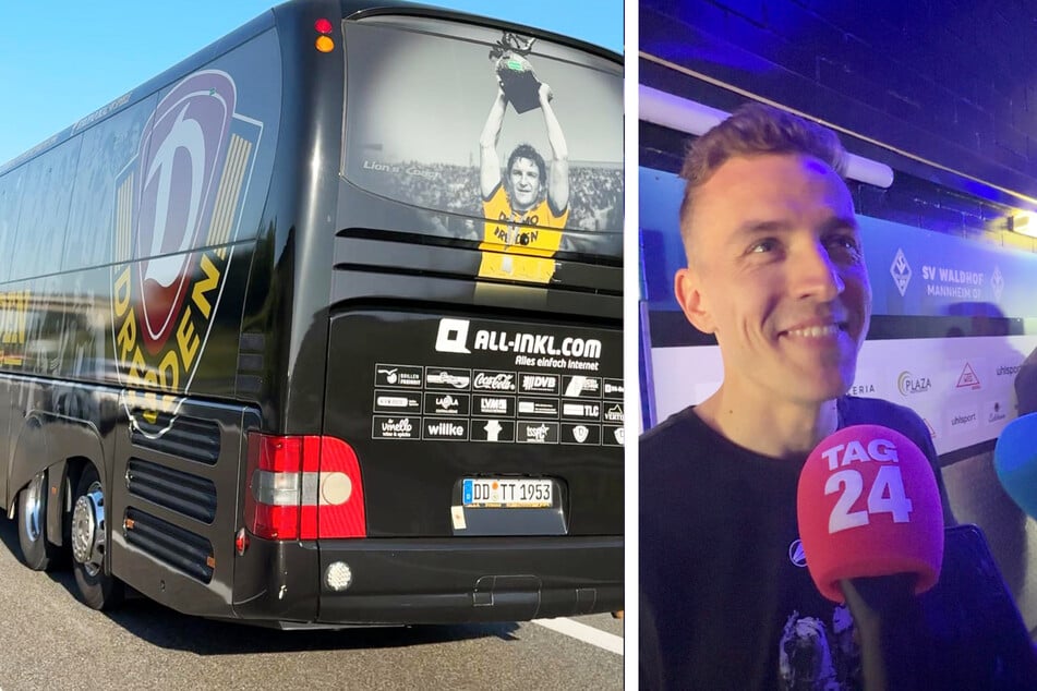 Der Bus ist auf dem Rückweg nach Dresden, Niklas Hauptmann war sich nach dem Spiel sicher, dass er noch zu großer Partyform aufläuft.