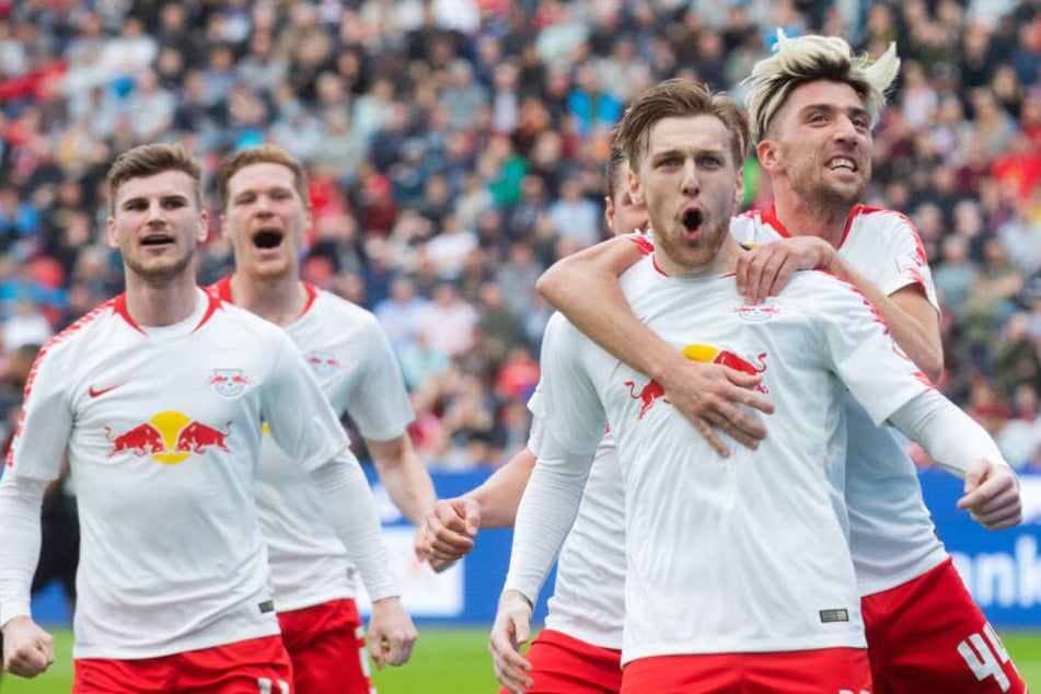 Durch das 4:2 hat RB Leipzig nun fünf Punkte Vorsprung auf den Vierten Frankfurt.