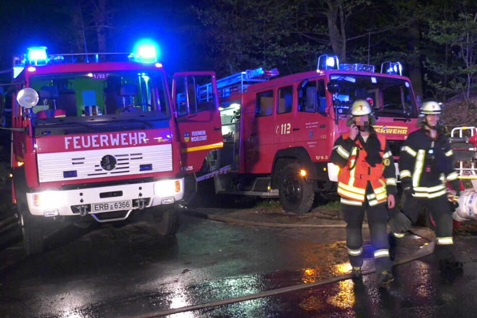 Auch diese Aufnahme entstand am Montagabend in Breuberg im Odenwaldkreis.