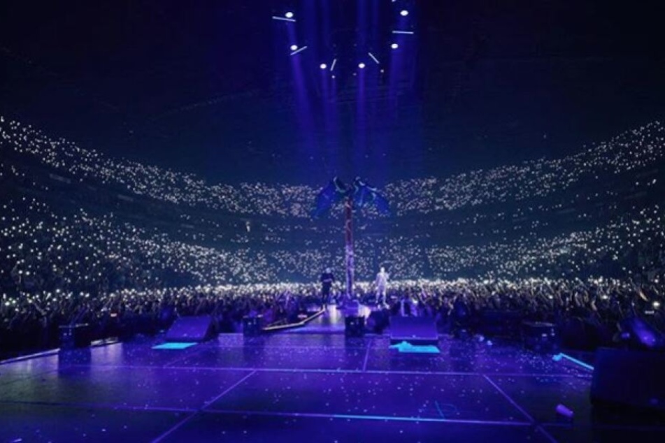 Foto des Konzerts in der Kölner Lanxess-Arena.