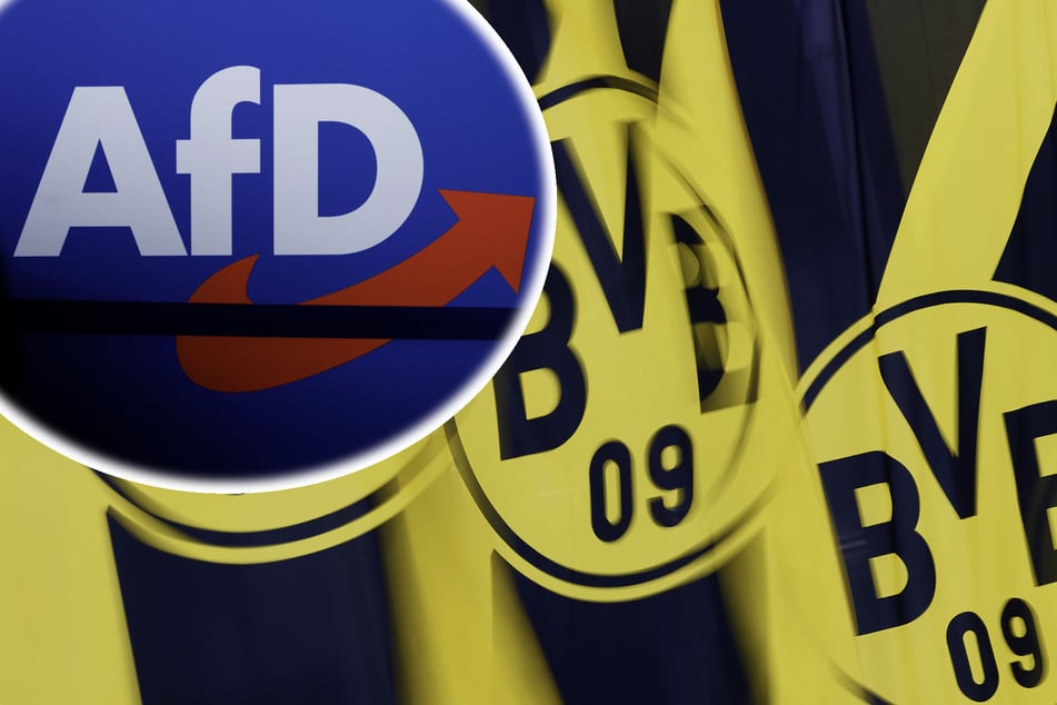 Wegen Sticker: Borussia Dortmund geht gegen AfD-Wahlwerbung vor