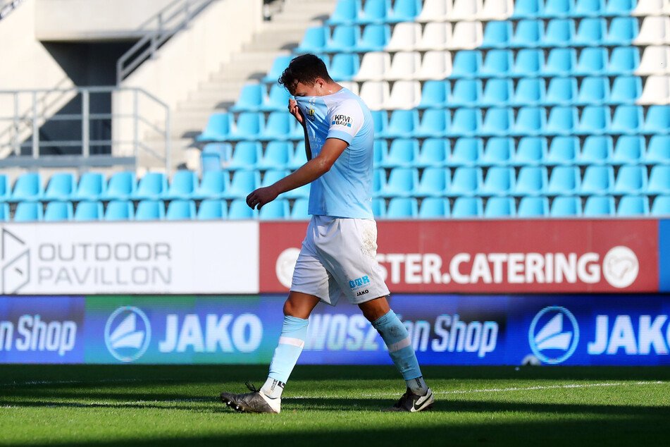 Tim Campulka musste am Sonntag das Spiel gegen den FSV 63 Luckenwalde verlassen.