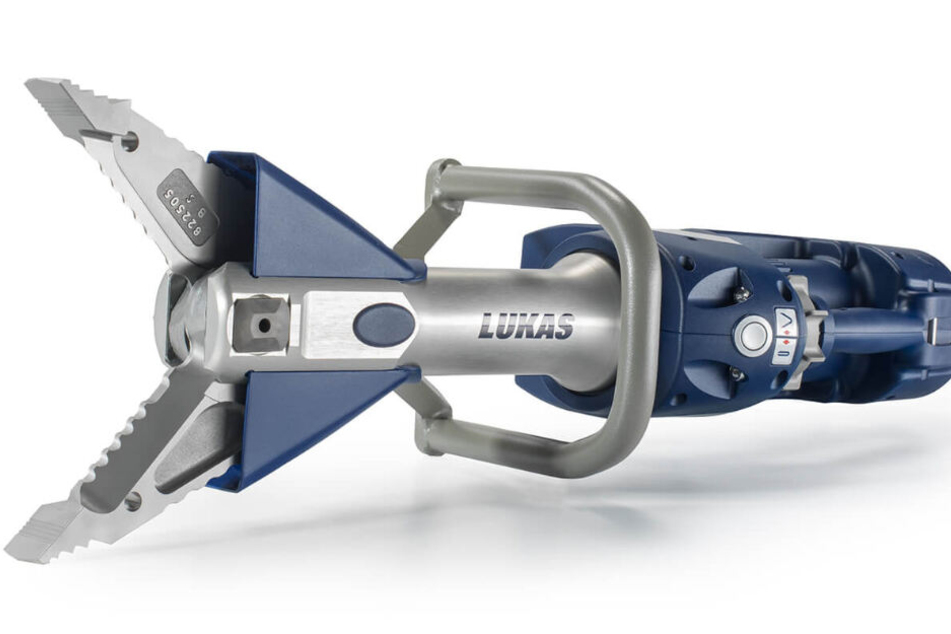 Ein hydraulischer Spreizer der Erlanger Firma "Lukas": Ist ein solches Gerät das Tatwerkzeug der Juwelenräuber?