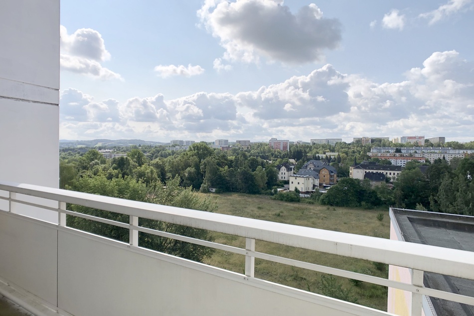 Aussicht vom Balkon