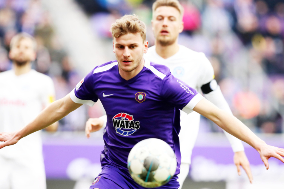 Die Leihe von Christoph Daferner (22) zum FC Erzgebirge Aue verlief durchwachsen, war für den jungen Stürmer aber lehrreich.