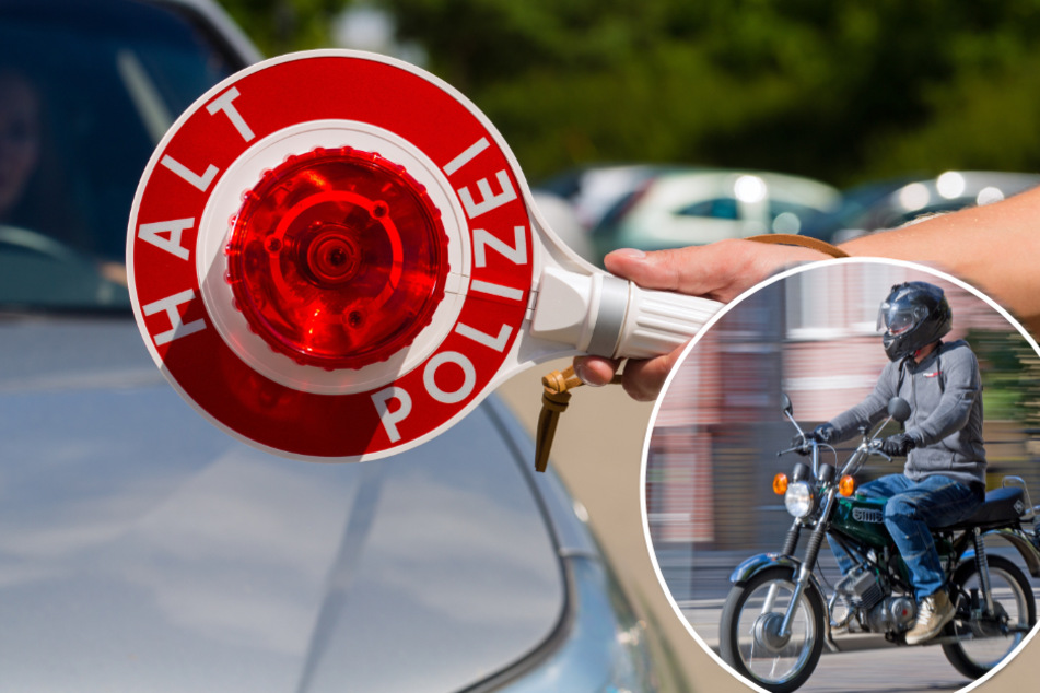 Polizei stoppt Simson-Ausfahrt in Sachsen: Knapp 60 Fahrer kassieren Anzeigen