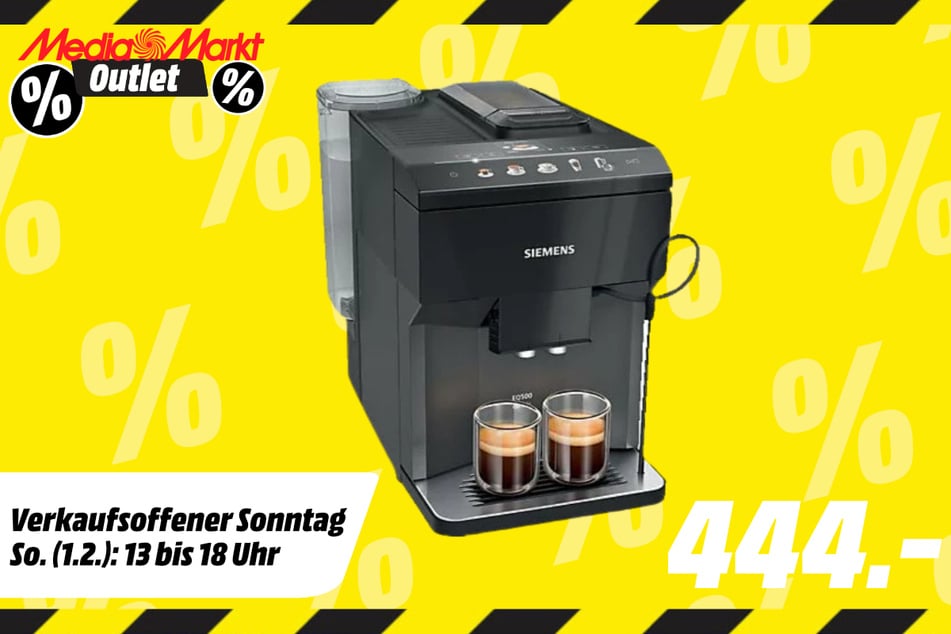 Siemens-Kaffeevollautomat für 444 Euro.