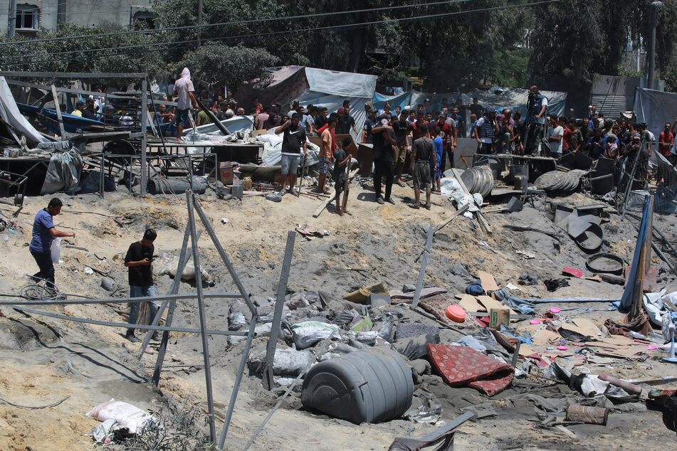 The Al-Mawasi camp, repeatedly billed as a "humanitarian zone," has been bombed several times by Israel.