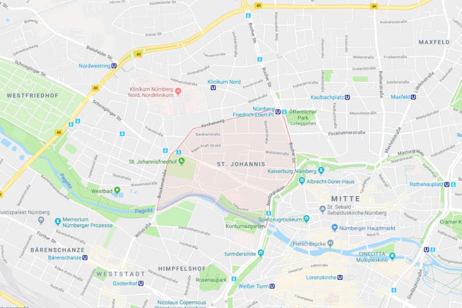 Die Angriffe auf die wehrlosen Frauen hatten sich im Nürnberger Stadtteil St. Johannis ereignet.
