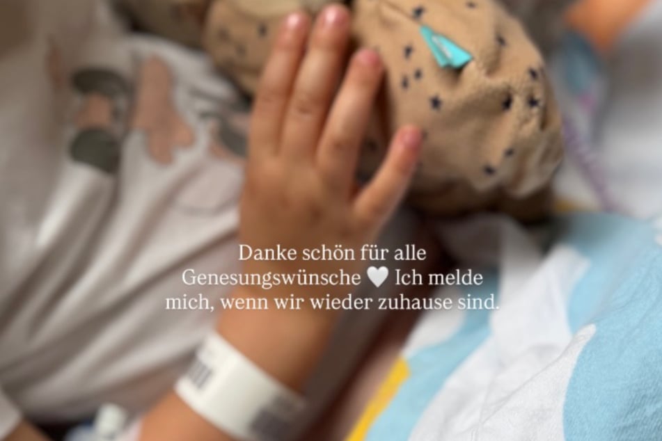 Zuvor am Samstag hatte Anna Heiser (35) diese kurze Nachricht in ihrer Story gepostet.