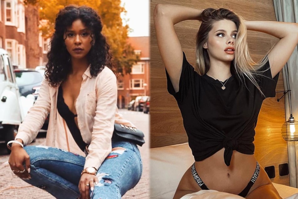 Die Freundschaft der Models Lijana Kaggwa (24, l.) und Larissa Neumann (20) ist offenbar zu Ende.