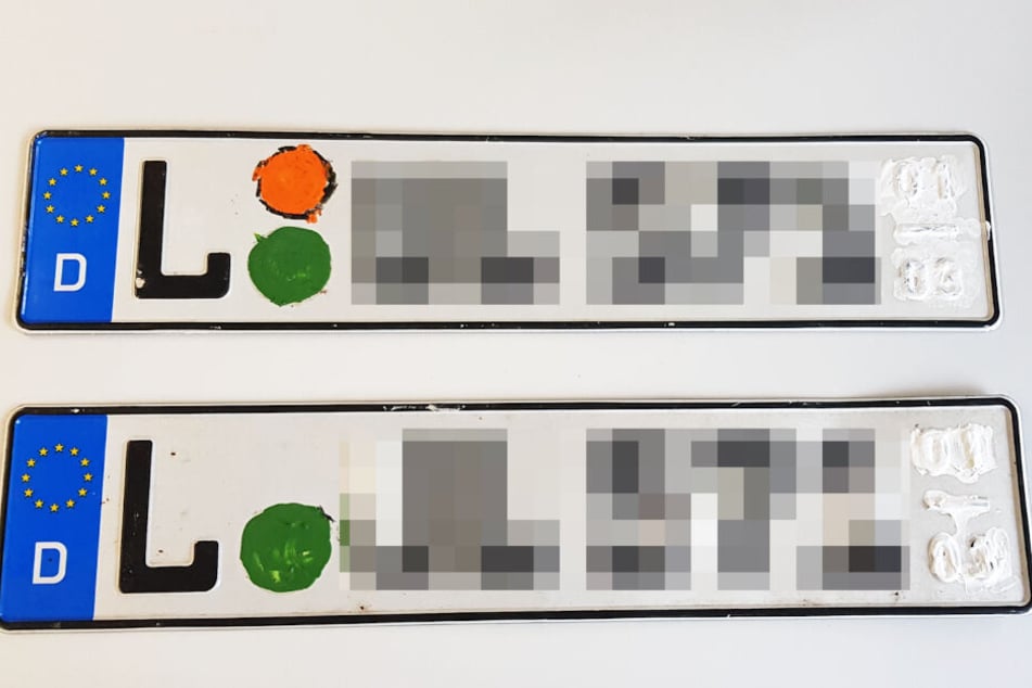 Mit bunten Farbklecksen wurden die Saison-Kennzeichen "verziert".