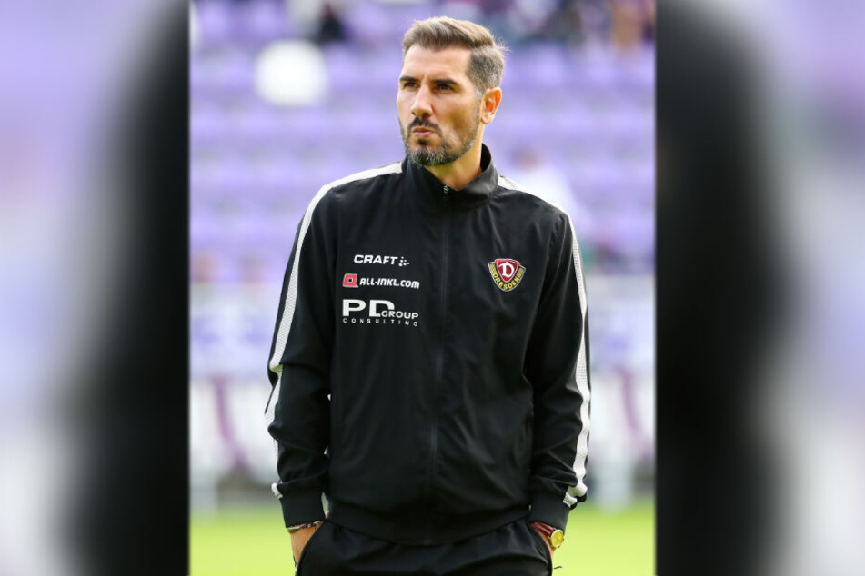 Nach zehn Spieltagen als 17. auf einem direkten Abstiegsplatz, in den kommenden Wochen ein Hammerprogramm vor der Brust - klar, dass Dynamo-Trainer Cristian Fiel da skeptisch dreinschaut.