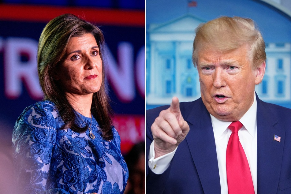 Trump warns Nikki Haley of "investigations" if she stays in GOP race