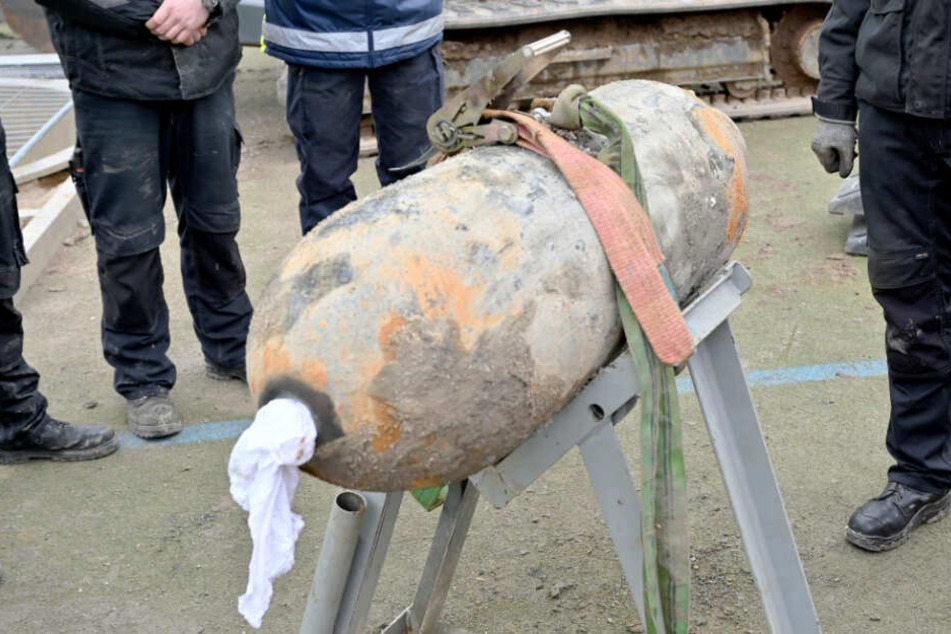 Die amerikanische 500-Pfund-Fliegerbombe wurde erfolgreich entschärft.