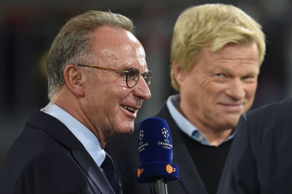 Oliver Kahn (r) soll Karl-Heinz Rummenigge als Vorstandschef ablösen.