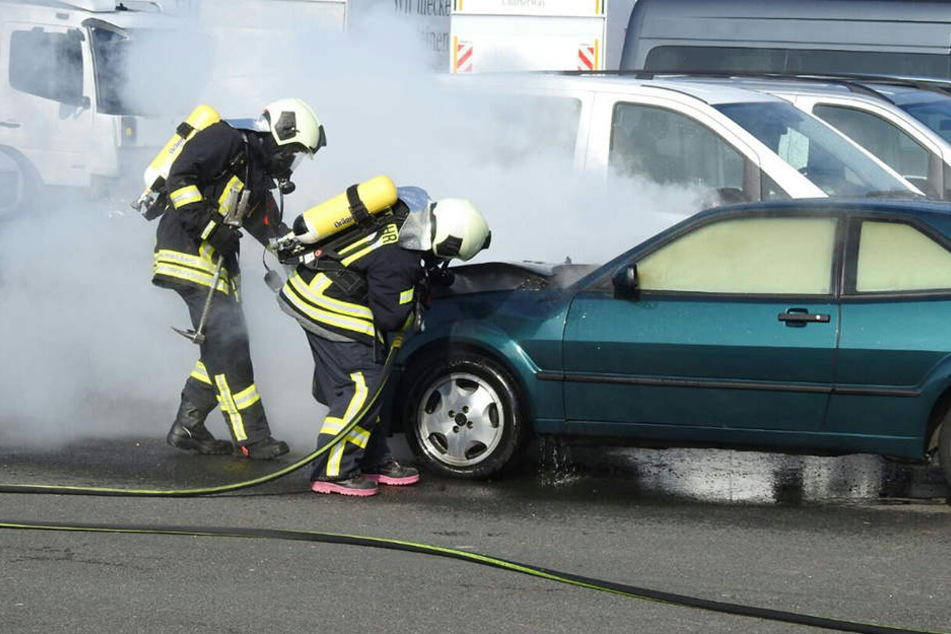 Die Kameraden waren rasch vor Ort, um den Brand zu löschen.